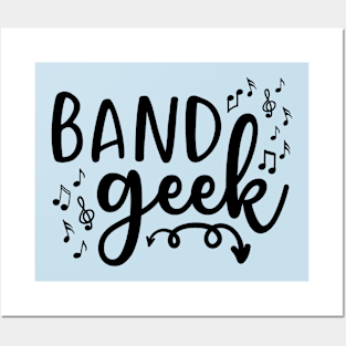 Band Geek Band Woodwind Brass Drum Line Music Posters and Art